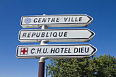 France,Nantes,44,signs directions.