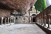 Spanien,Aragon,Provinz Huesca,Jaca,Kloster San Juan de la Pena,der Kreuzgang