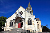 France,Paris Ile de France,Yvelines (78),Conflans Sainte-Honorine,Saint Maclou church,Montjoie tower