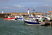 Frankreich,Nouvelle Aquitaine,Charente Maritime (17),Oleron island,Saint Pierre d'Oleron,la Cotiniere fishing harbour
