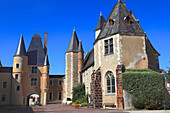 Frankreich,Centre Val de Loire,Cher department,Aubigny sur Nere,Stuarts castle