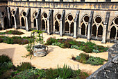 France,Centre Val de Loire,Cher department,Bruere Allichamps,Noirlac abbey,the cloister