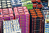 Fresh produce in a warehouse