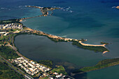 Usa,Porto Rico,aerial view of San Juan. National park Isla de Cabras
