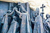 Europa,Hungary,Budapest,Statue von Gyula Andrassy.