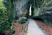 Deutschland,Wonsees,Steingarten Sanspareil. Felsengarten Sanspareil