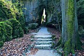 Germany,Wonsees,Stones garden Sanspareil. Felsengarten Sanspareil