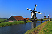 Europe,Netherlands,windmill at Schermerhorn