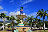 Britisch-Westindien, St. Kitts und Nevis, St. Kitts. Basseterre. Platz der Unabhängigkeit