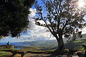 Insel Sao Miguel, Azoren, Portugal. Aussichtsturm von Santa Iria