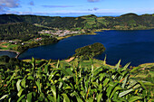 Sao Miguel Island,Azores,Portugal. Sete Cidades,Lagoa Azul et Verde