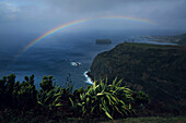 Insel Sao Miguel, Azoren, Portugal. Mosteiros. Aussichtspunkt da Ponta do Escalvado