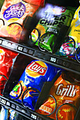 Lebensmittel-Automat. Chips