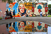 USA, Florida, Miami, Stadtteil Wynwood. Straßenkunst