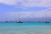 France,Guadeloupe. Le Gosier. Boats