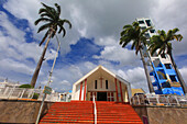 France,Guadeloupe. Le Gosier. Church