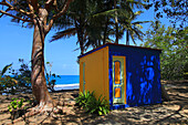 Frankreich,Französische Antillen,Guadeloupe. Strand von Clugny