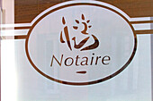 France,sign of notary