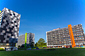 Europa,Belgien,Charleroi. Marcinelle. Gebäude