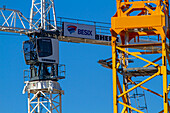 Crane and blue sky