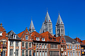 Europe,Belgium,Tournai. Cathedral