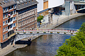 Europa,Belgien,Namur. Sambre-Fluss