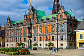 Europa,Skandinavien,Schweden. Schonen. Malmoe. Stortorget. Das Rathaus