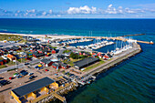 Europa,Skandinavien,Schweden. Schonen.  Halbinsel Falsterbo. Hafen von Skanor