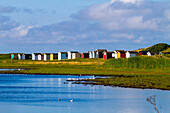 Europe,Scandinavia,Sweden. Skania.  Falsterbo peninsula. Skanor. Beach huts