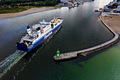 Europe,Germany. Schleswig-Holstein. Travemuende. Finnlines ferry