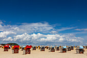 Europe,Germany. Schleswig-Holstein. Travemuende. Strandkorb