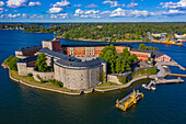 Europe,Scandinavia,Sweden,Stockholm Archipelago,Vaxholm Island. Vaxholm castle