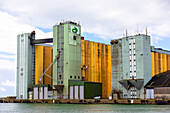 Europe,Scandinavia,Sweden,Scania,Ystad. Factory on the port