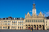 Frankreich,Hauts de France,Aisne,Saint-Quentin. Das Rathaus