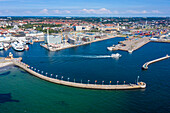 Europa,Skandinavien,Schweden. Schonen. Helsingborg. Hafen