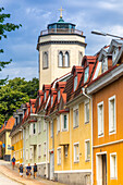 Europa,Skandinavien,Schweden. Grafschaft Blekinge,Karlshamn. Autonomer Glockenturm der Carl-Gustafs-Kirche
