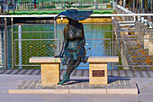 France,Grand Est,Aube,Troyes. Statue