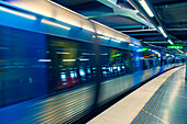 Europe,Scandinavia,Sweden. Stockholm. subway
