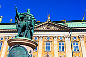 Europe,Scandinavia,Sweden. Stockholm. Riddarhuset,the house of the nobility. Gustavo Erici statue