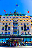 Europa,Skandinavien,Schweden. Stockholm. Strandvaegen. Das Grand Hotel