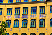 Europa, Skandinavien, Schweden. Stockholm. Kungsgatan. Schöne Fassade im Stadtzentrum. Schöne Fassade im Stadtzentrum