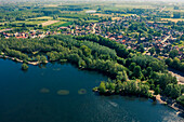 Frankreich,Hauts de France,Nord,Rieulay,Terril des Argales,Bergbaugebiet in ein Naturgebiet umgewandelt