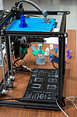 3D printer in a FabLab. Co-working