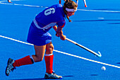 Match of the French women's field hockey team