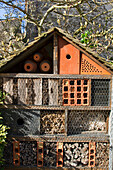 France,Les Herbiers,85,Insect hotel in a public garden