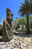 Chile,Vina del Mar,Moai-Skulptur der Ostinsel,