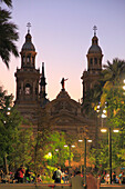 Chile,Santiago,Cathedral,Plaza de Armas,