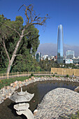 Chile,Santiago,Japanischer Garten,Costanera Center,Gran Torre Santiago,