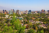 Chile,Santiago,Barrio Providencia,Gesamtansicht,Skyline,Panorama,