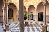 Spanien,Andalusien,Jerez de la Frontera,Pemartin Palast,Andalusisches Flamencozentrum,Innenhof